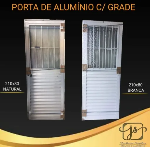 Porta 210x80 de Alumínio