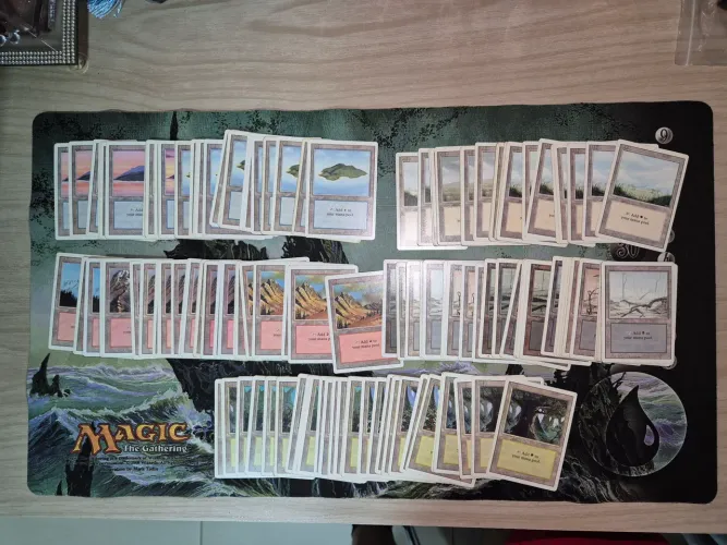 MtG Magic Coleção 152 terrenos Revised ótimo estado 