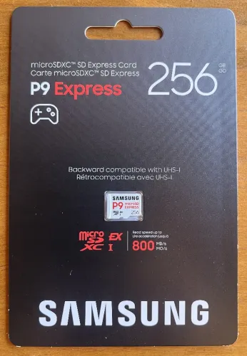 Samsung P9 Express 256 Gb Memória Micro Sd Nintendo Switch 2
