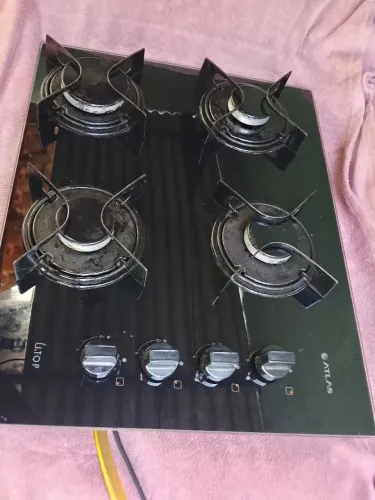 Fogão Cooktop 4 bocas usado