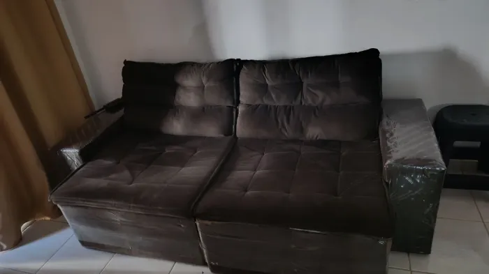 OPORTUNIDADE Sofá retrátil reclinável