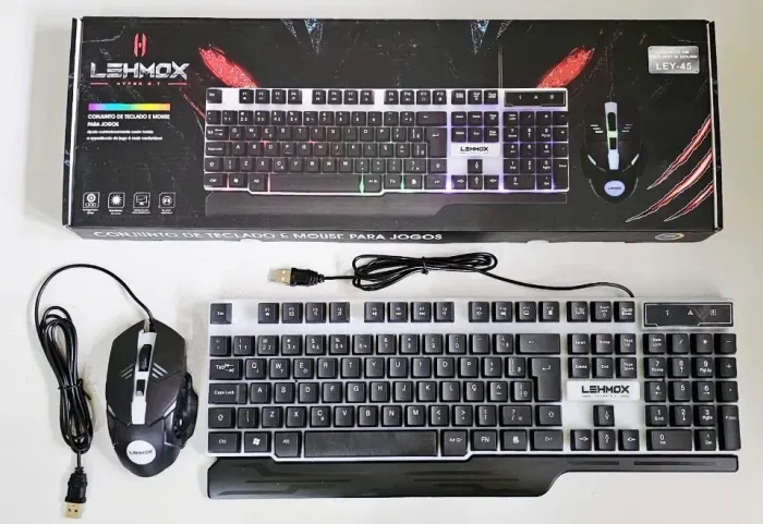 Kit Teclado Led + Mouse