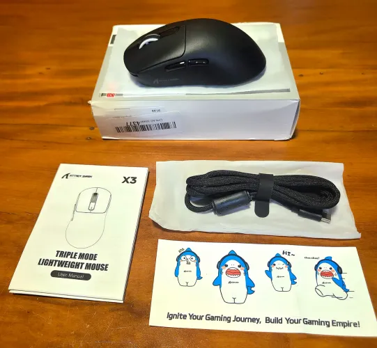 Mouse Attack Shark X3 Wireless - NOVO