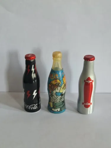 Mini Garrafinhas Coca-Cola Colecionável