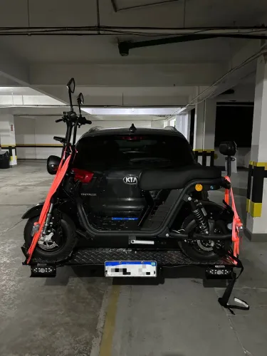 Suporte para Transporte de Scooter Elétrica com Rampa e LED