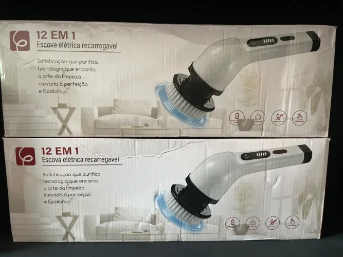 Escova elétrica rotativa 12 em 1