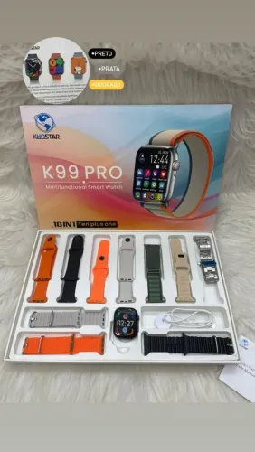 Smartwatch relógio multifuncional 