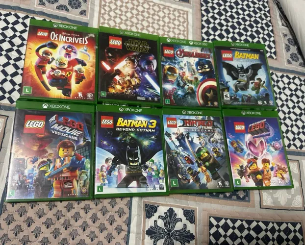 Jogos Lego para xbox One, cada um por 50 reais
