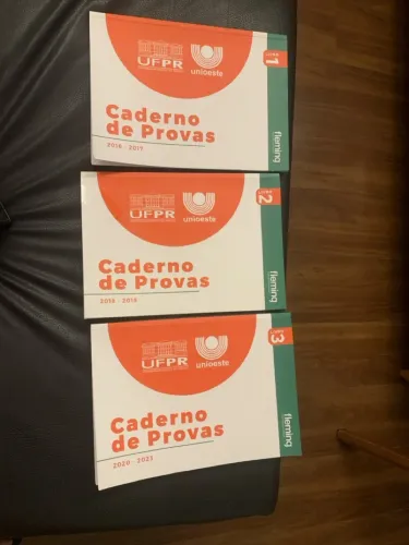 3 apostilas provas UFPR - 