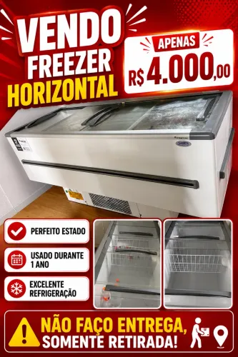 Freezer horizontal