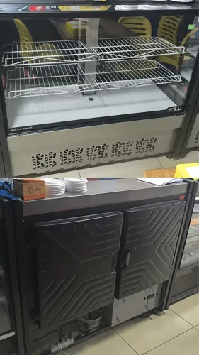 Vitrine Refrigerada / torta vidro curvo 1,25m Bvrtc Polar