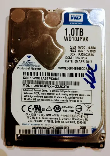 HD Sata 1 TB Notebook - Western Digital