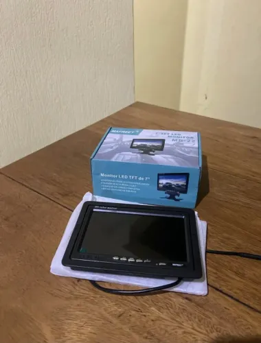 Tela auxiliar 7" polegadas tft lcd