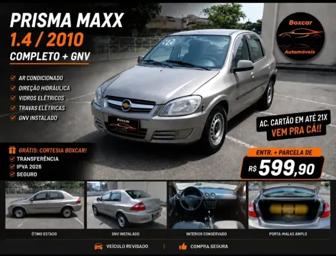 Chevrolet Prisma Sed. Maxx/ LT 1.4 8V Econof. 4P 2010