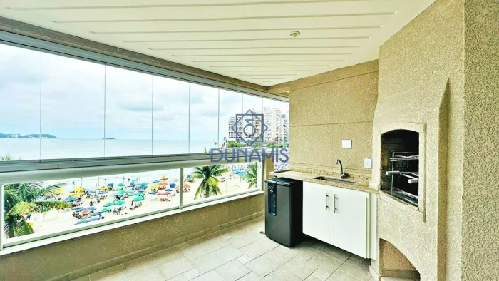 APARTAMENTO ALTO PADRÃO FRENTE MAR À VENDA PRAIA DAS ASTÚRIAS - LAZER COMPLETO