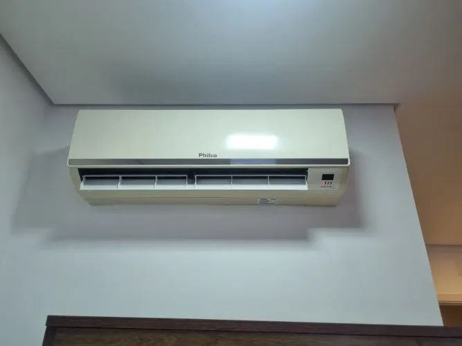 Ar condicionado quente e frio