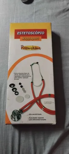Kit estetoscópio e esfigmomanômetro 