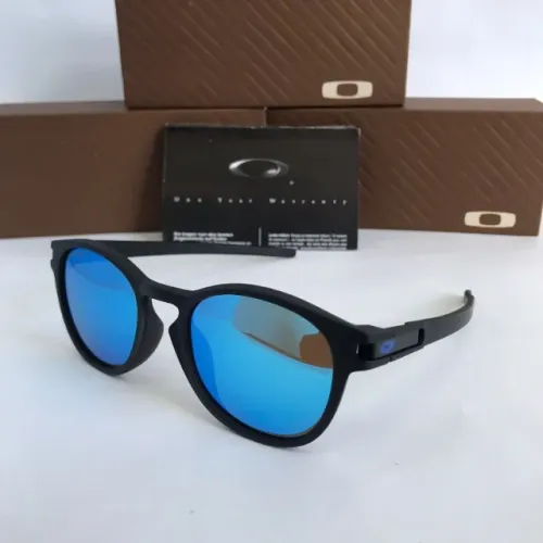 óculos oakley latch round blue lentes polarizadas sport