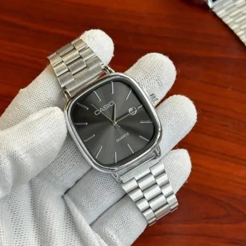 Relógio Casio vintage A138 prateado novo
