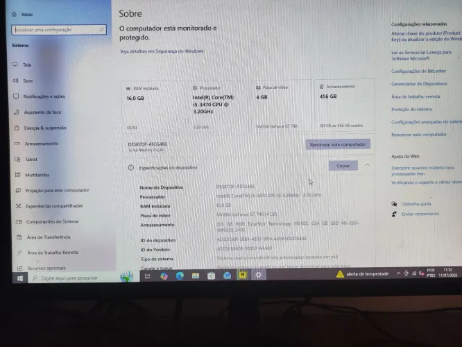 ? PC Gamer Completo i5 + 16GB RAM + GT 740 | Pronto para Usar!