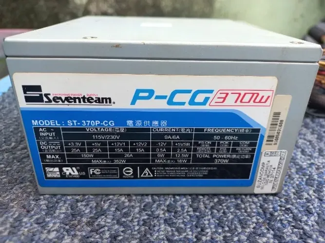 Fonte Atx Seventeam 370w Real