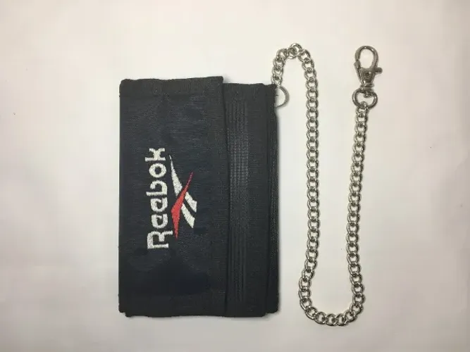 Carteira Preta Reebok (Paralela) Estilo Trucker Wallets Nunca Usada Anos 90