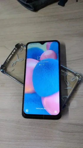 Samsung Galaxy A30s, em bom estado, conservado, celular, smartphone, telefone.