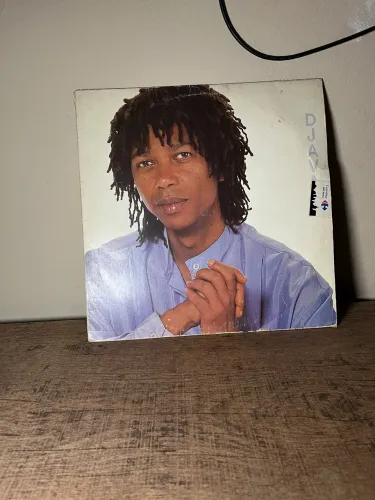 Capa Encarte Disco Lp Vinil Djavan Oceano Curumim 1989 - inclui disco avariado com dobra