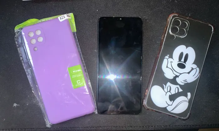 Samsung Galaxy A22 4G 128GB Preto + 2 Capinhas | Funcionando Perfeitamente