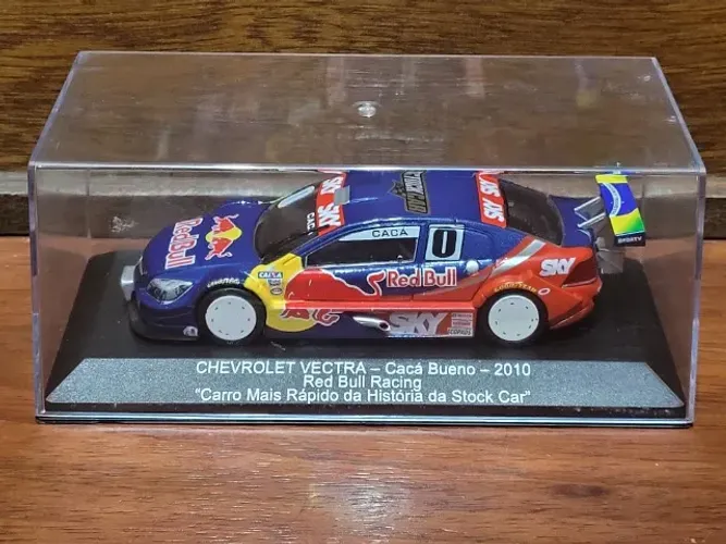 Chevrolet Vectra - Cacá Bueno 2010 Red Bull - Carro Mais Rápido Stock Car - Miniatura 1/43