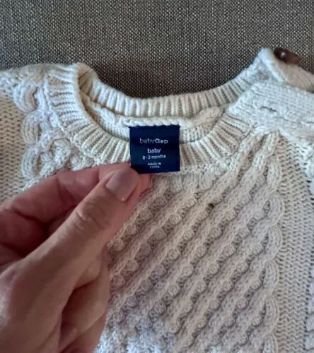 Casaco Tricot Baby Gap