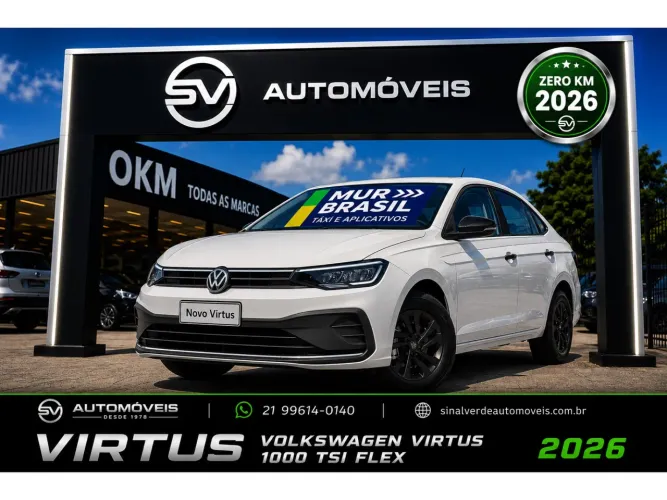 Volkswagen Virtus Sense 1.0 Flex 12V 5P Mec. 2026