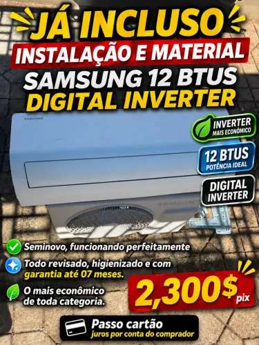 AR CONDICIONADO JÁ INCLUSO INSTALAÇÃO 