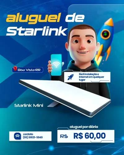 Aluguel Starlink