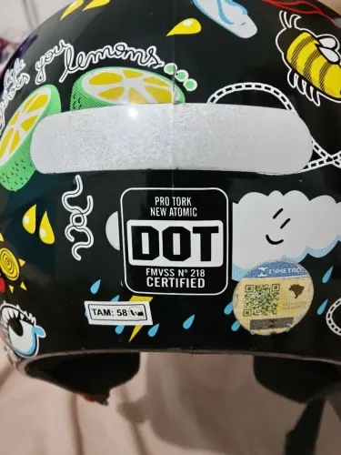Capacete tork atomic