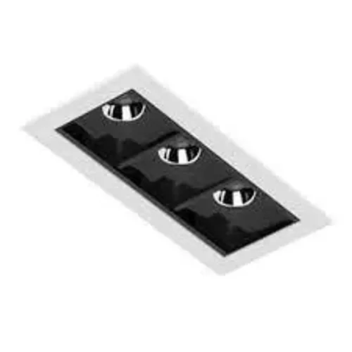 SPOT PICCO 3 PONTOS 6WTS BRANCO E PRETO 3000K ALUMINIO