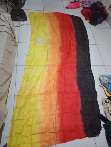 Véu de seda para dança