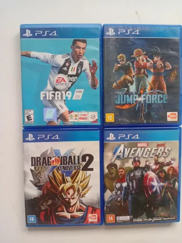 Jogos de PS4 seminovos em perfeito estado