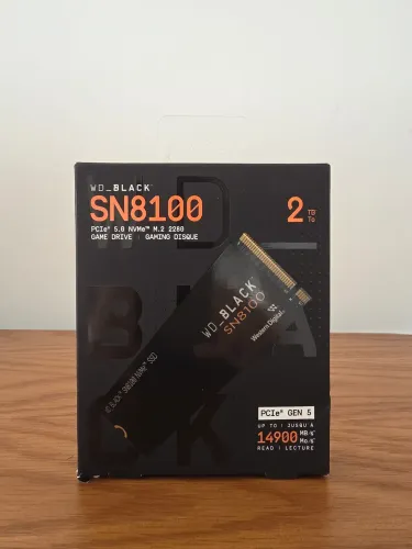 SSD NVMe 2TB WD_BLACK SN8100 PCIe 5.0 M.2 - LACRADO