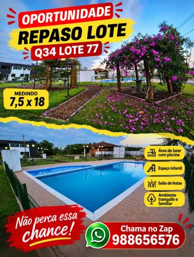 COND.FECHADO-"REPASSE" RIO LARGO 7.5X18