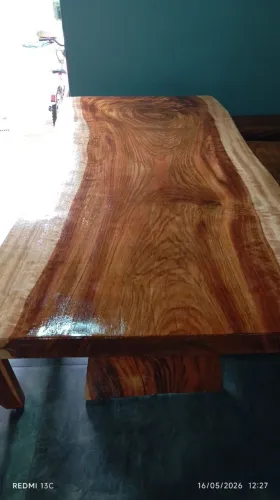 Mesa de jatobá prancha única