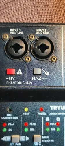 Interface de áudio digital Teyun Podcast Gravações Áudio limpo 