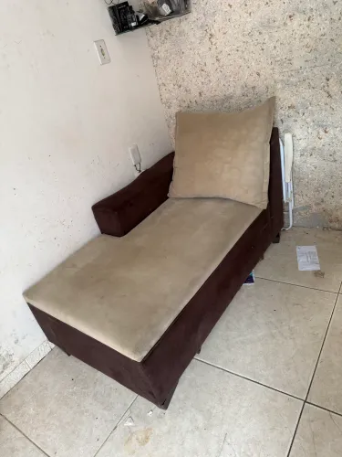 Chaise um lugar para quarto