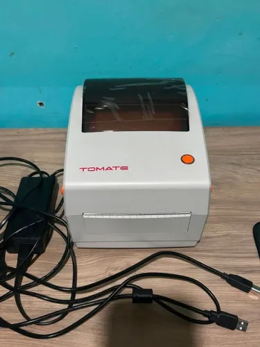 Impressora Térmica Tomate MDK-006 600 DPI Código De Barras E Etiquetas USB