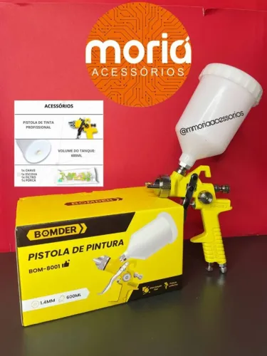 Pistola de Pintura 600ml 1.4mm Profissional