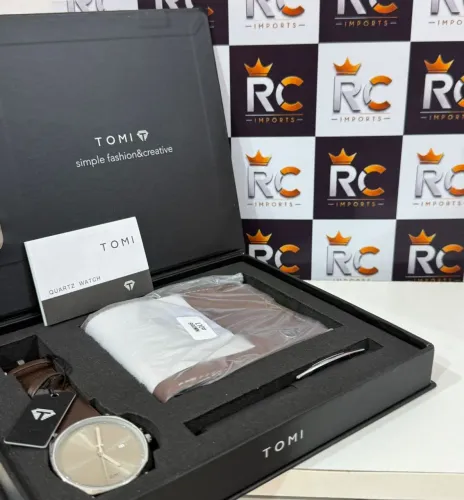 Kit relogio+caneta + carteira