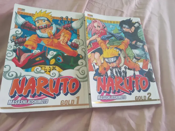 Kit dois mangá do naruto gold 1 e 2 Masashi Kishimoto