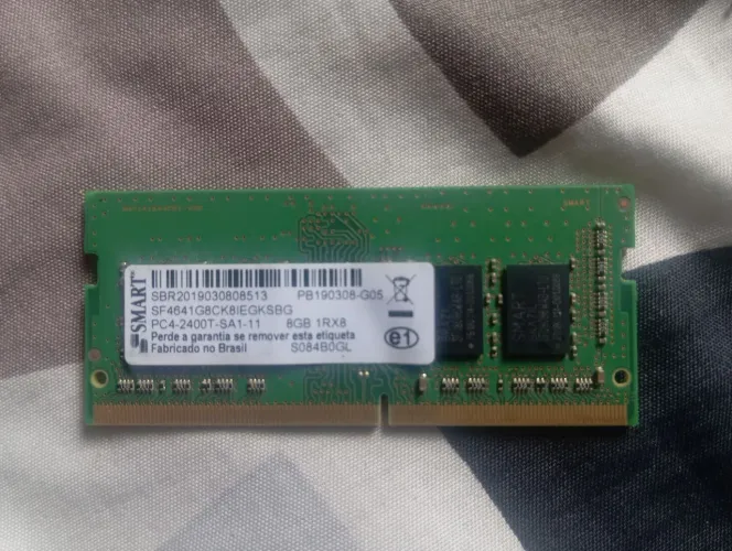 Memória 8GB ddr4 smart notebook