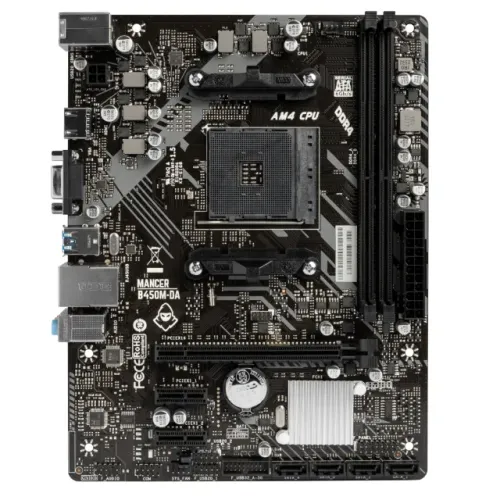 PLACA MÃE MANCER B450M-DA, DDR4, SOCKET AMD AM4, M-ATX - USADA