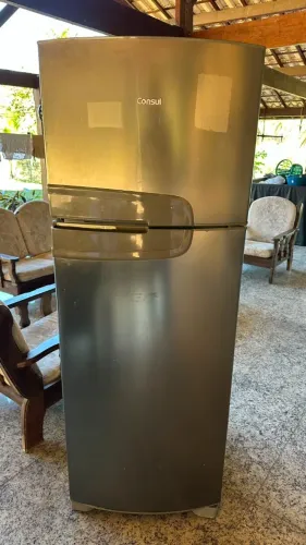 Geladeira Consul Frost Free Duplex 340L Inox CRM39AKANA10 127V - Ótimo Estado